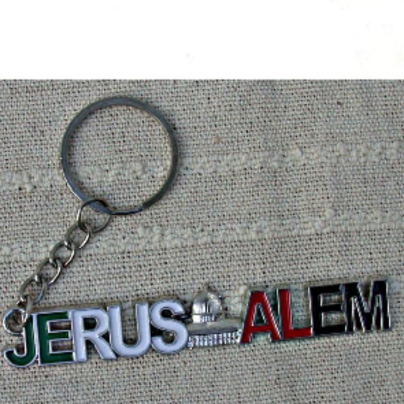 Jerusalem Keychain Accessories - Jerusalem Palestine Souvenir Palestinian Keychain Dome of The Rock